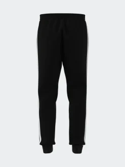Joggingbroeken*adidas - Essentials fleece joggingbroek met 3 strepen Zwart