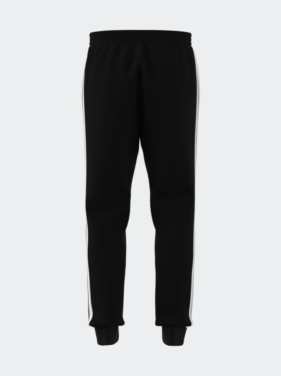 Joggingbroeken*adidas - Essentials fleece joggingbroek met 3 strepen Zwart