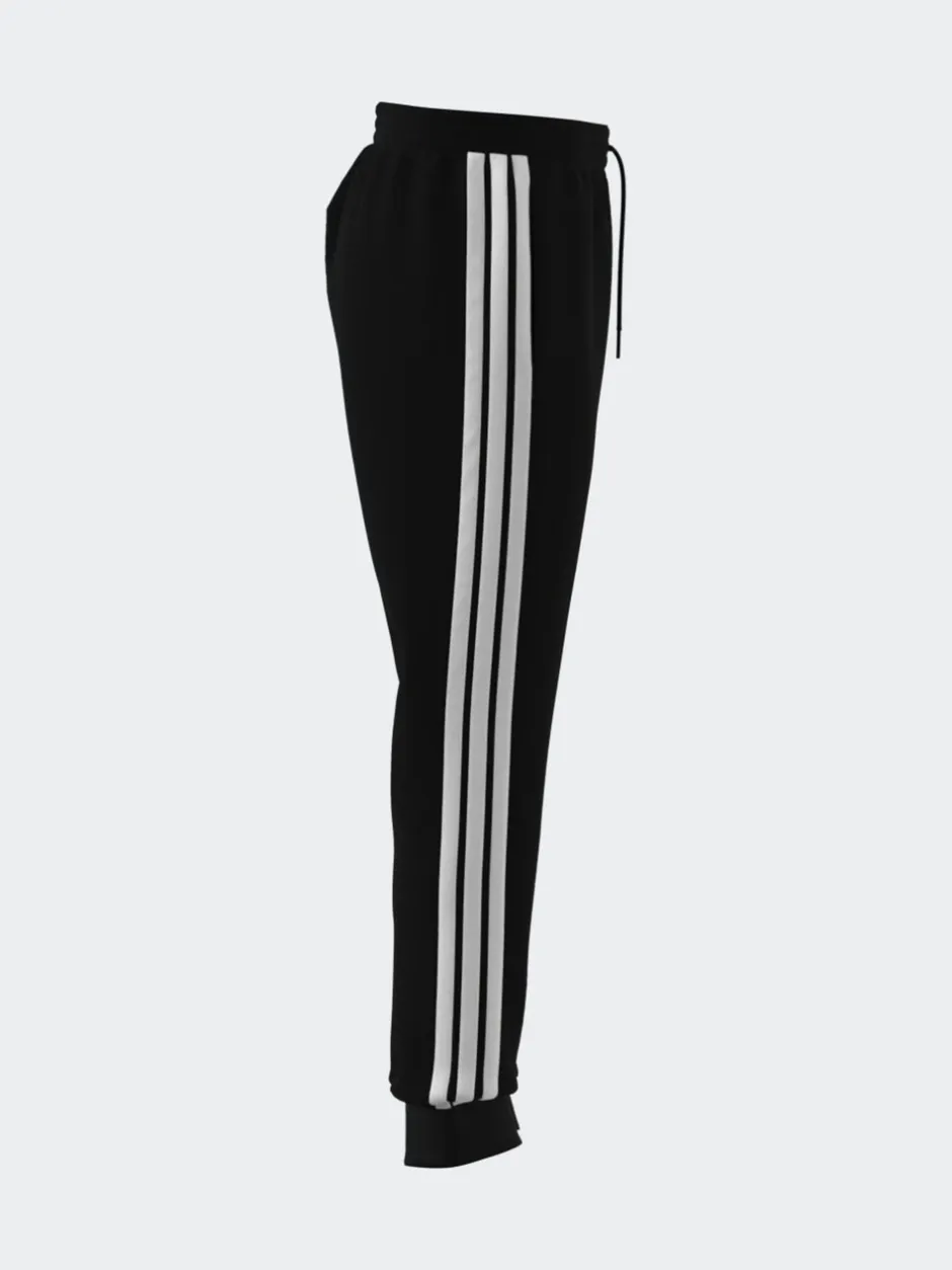Joggingbroeken*adidas - Essentials fleece joggingbroek met 3 strepen Zwart