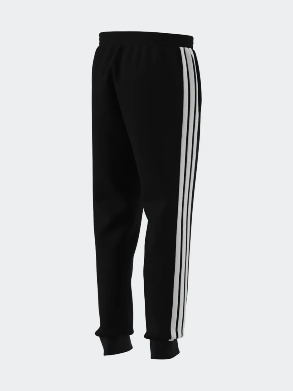 Joggingbroeken*adidas - Essentials fleece joggingbroek met 3 strepen Zwart