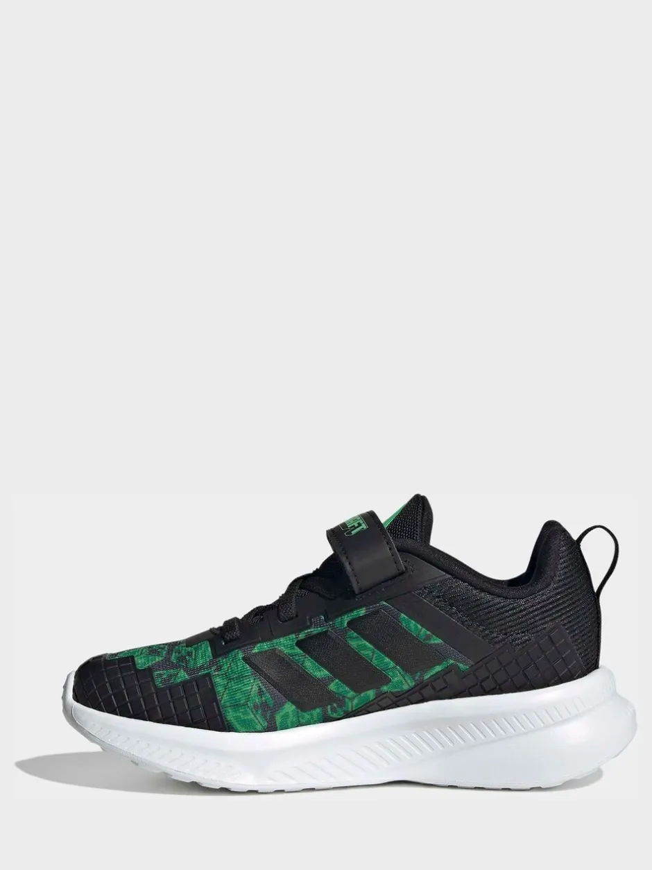 Sneakers*adidas - Minecraft Forarun 4.0 Kids Trainers Zwart