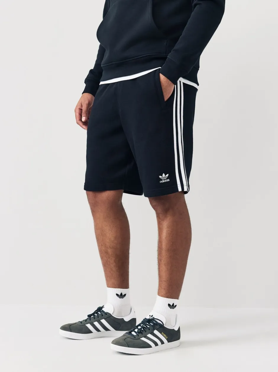Shorts*adidas originals - Adicolor short met 3 strepen Zwart