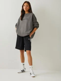 Shorts*adidas originals - 3-Stripes Jaquard Shorts Zwart