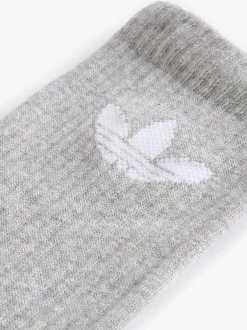 Sokken|Sokken*adidas Zwart - Originals verpakking van 6 Trefoil enkelsokken