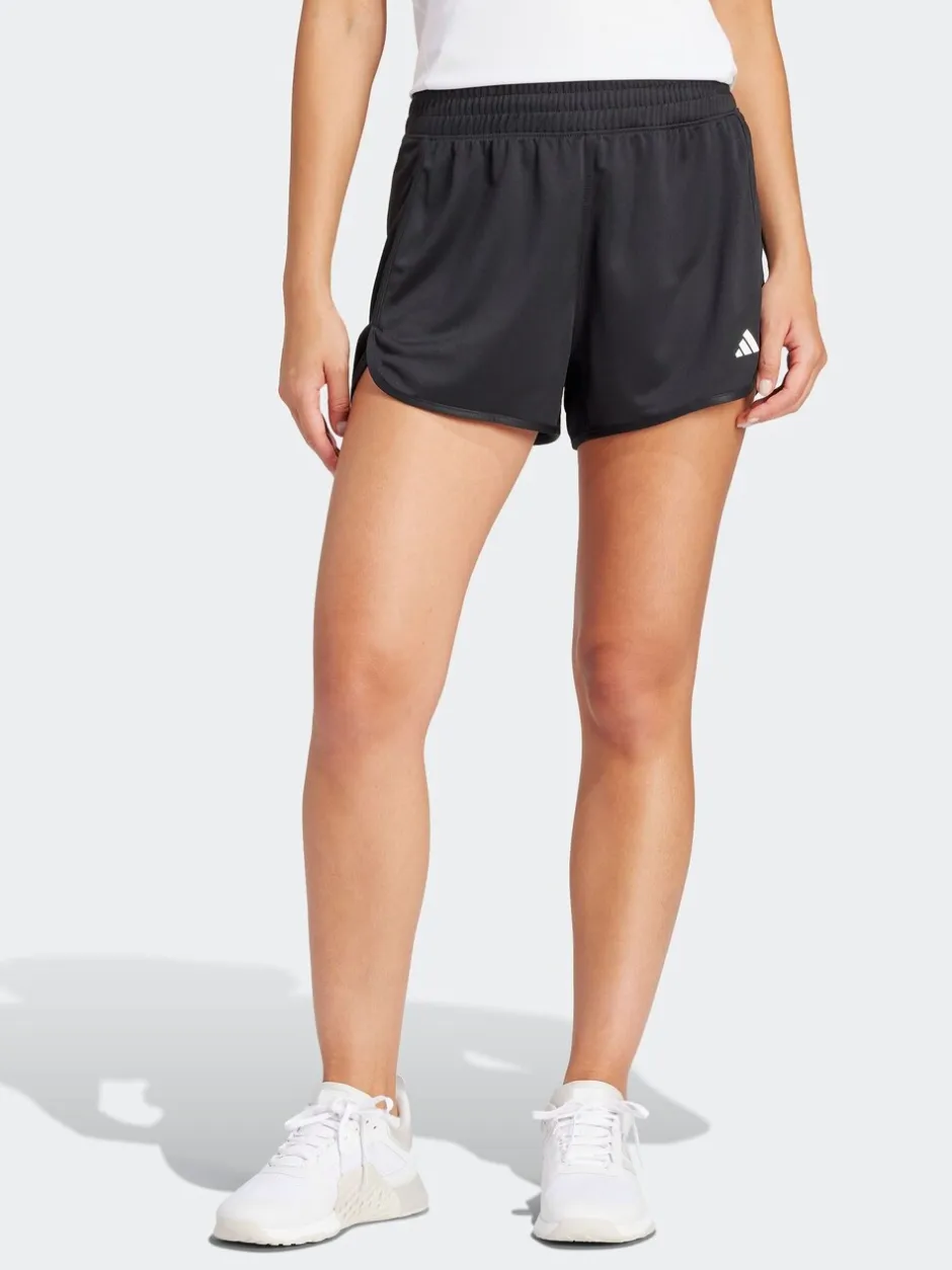 Shorts*adidas - Pacer gebreide hoge trainingsshorts Zwart