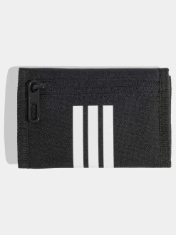 Portemonnees*adidas - portemonnee met 3 strepen Zwart