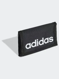Portemonnees*adidas - portemonnee met lineair logo Zwart