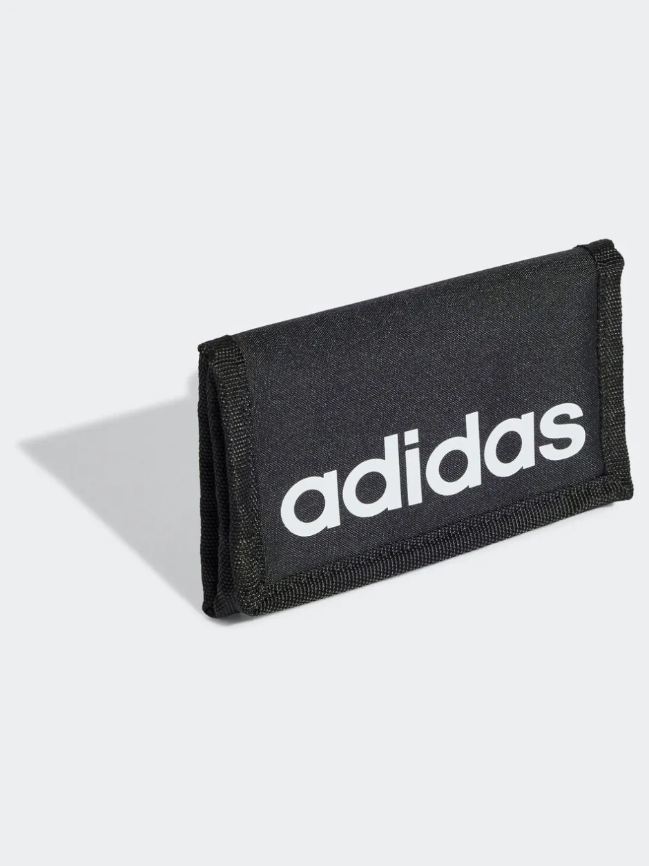 Portemonnees*adidas - portemonnee met lineair logo Zwart