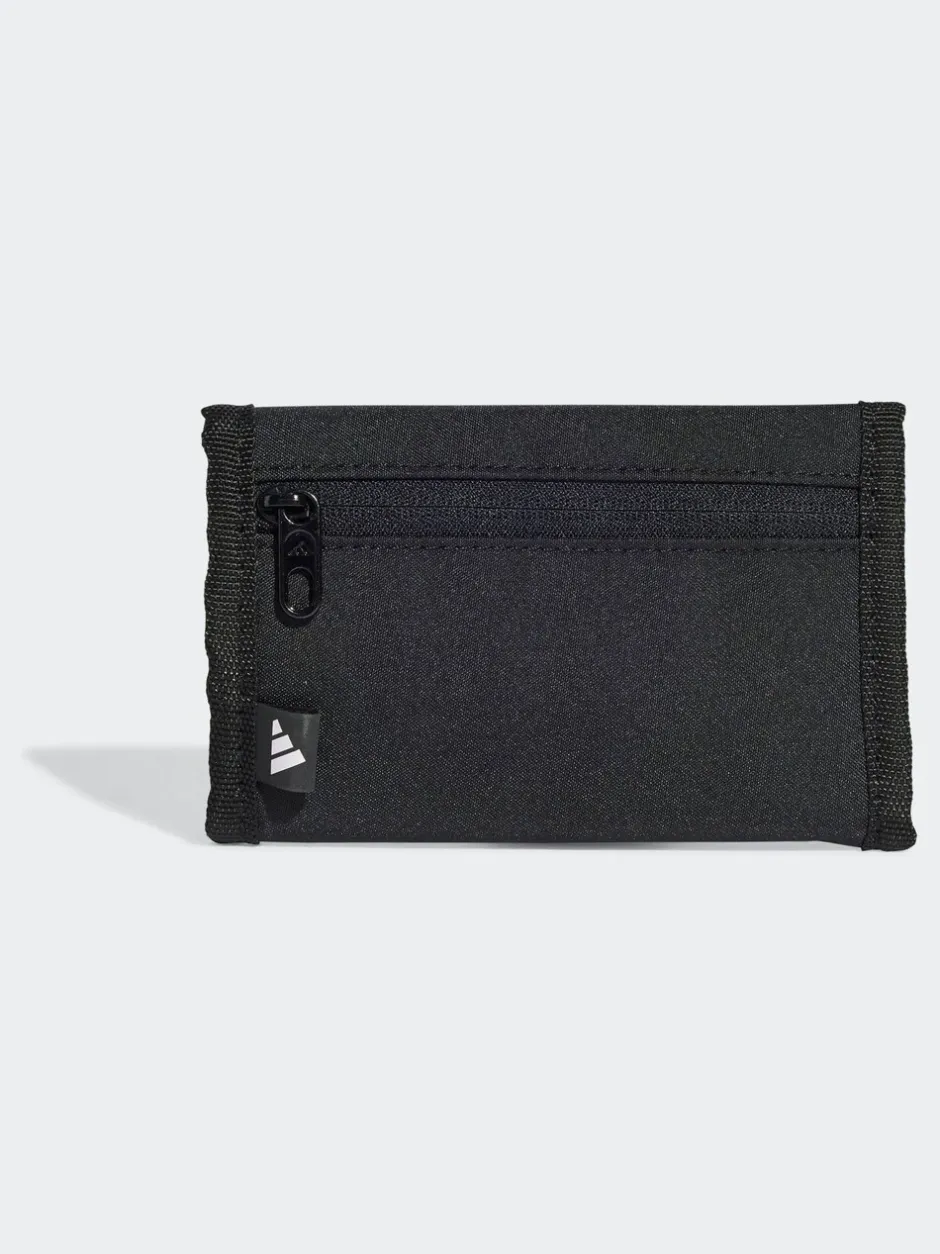 Portemonnees*adidas - portemonnee met lineair logo Zwart