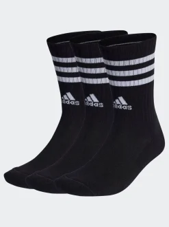 Sokken|Sokken*adidas Zwart - 3-strepen lange sokken 3 stuks