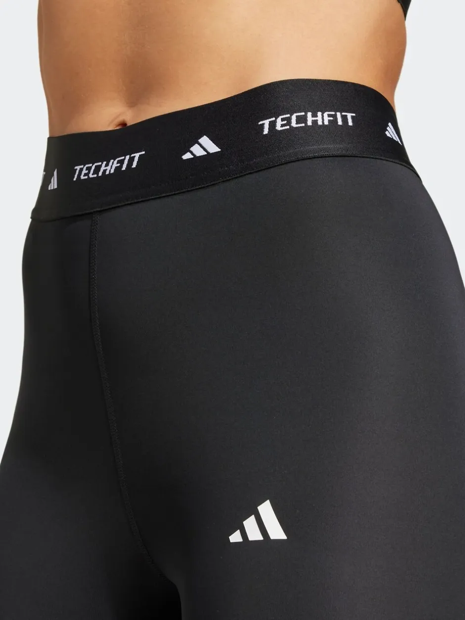 Sportkleding|adidas - TECHFIT 7/8 High Rise Leggings Zwart