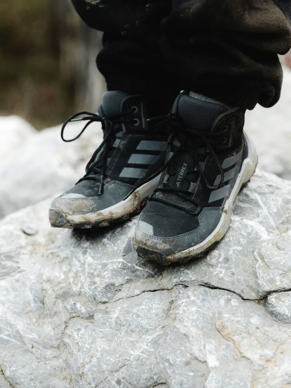 Boots*adidas - Terrex Ax4r Mid wandelschoenen voor kinderen Zwart