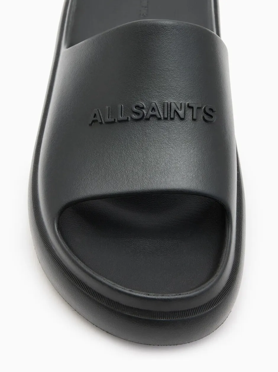 Pantoffels|All Saints - Allsaints - Dune slippers Zwart