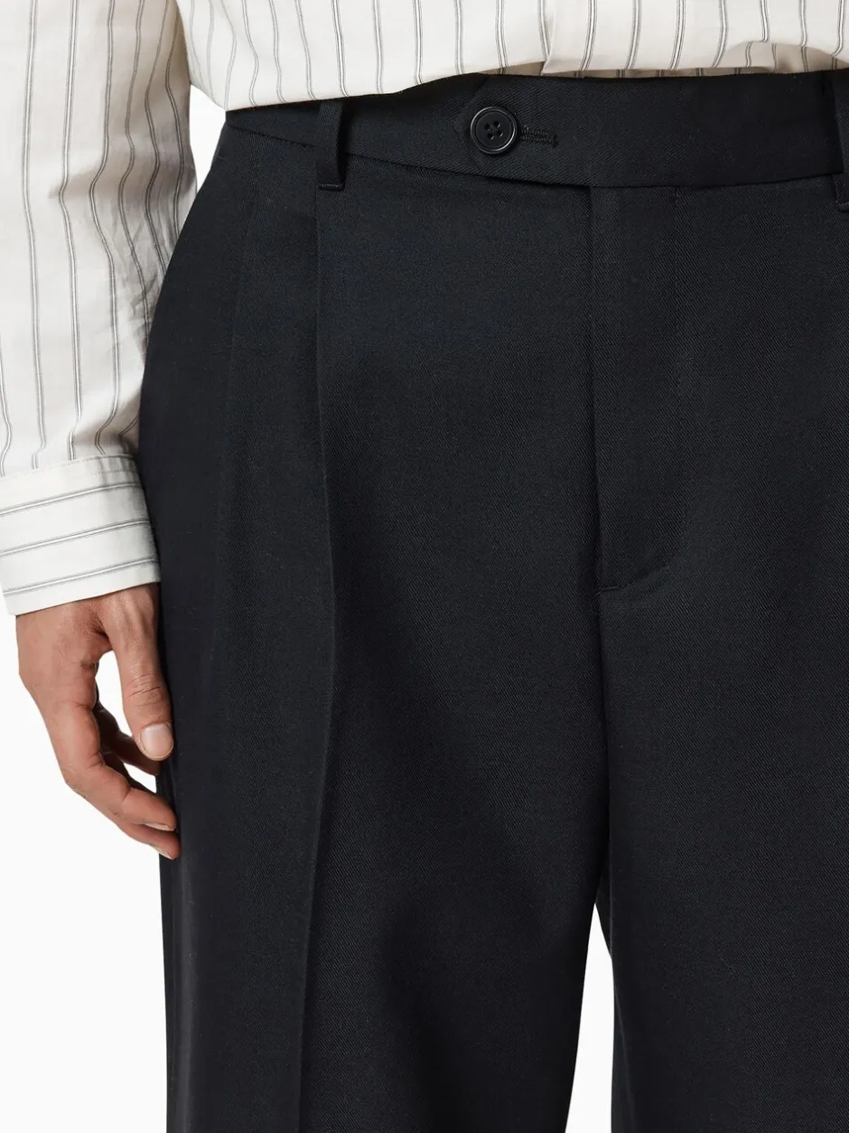 Formele Broek*All Saints - AllSaints Tallis Straight Trousers Zwart