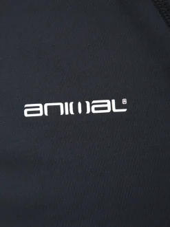 Badkleding*Animal - Sonny sneldrogend surfhemd met logo voor heren Zwart
