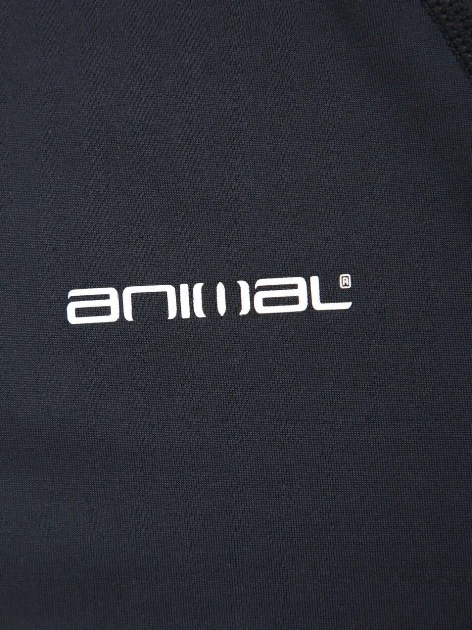 Badkleding*Animal - Sonny sneldrogend surfhemd met logo voor heren Zwart