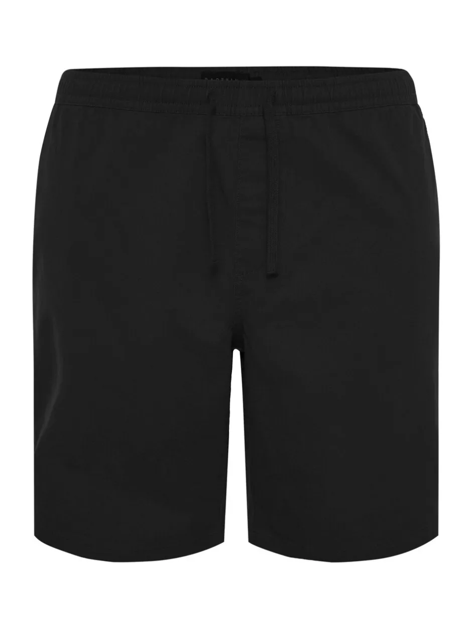 Shorts*BadRhino Big & Tall - Stretch Elasticated Waist Chinos Shorts Zwart