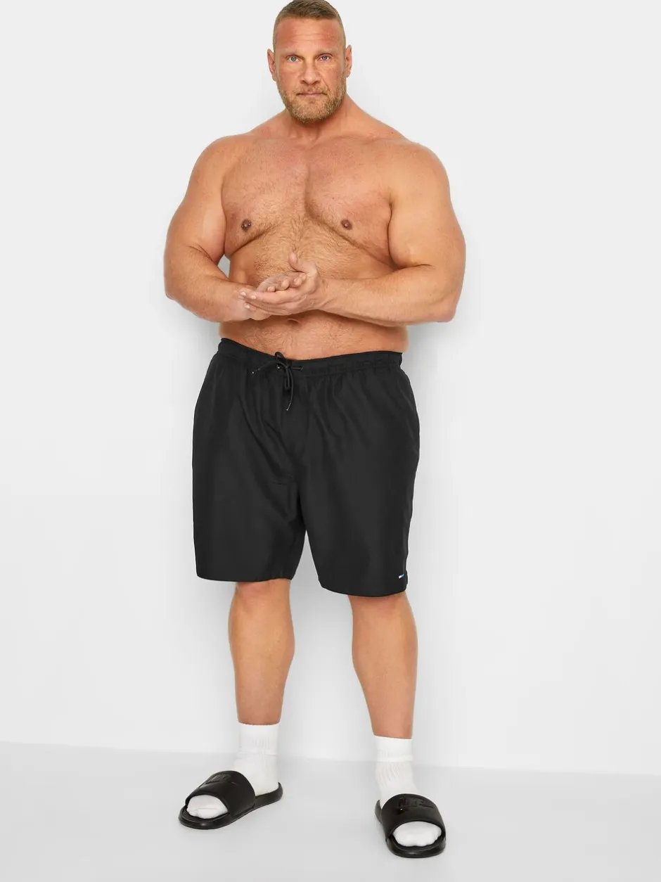 Badkleding*BadRhino Big & Tall - effen zwemshorts Zwart