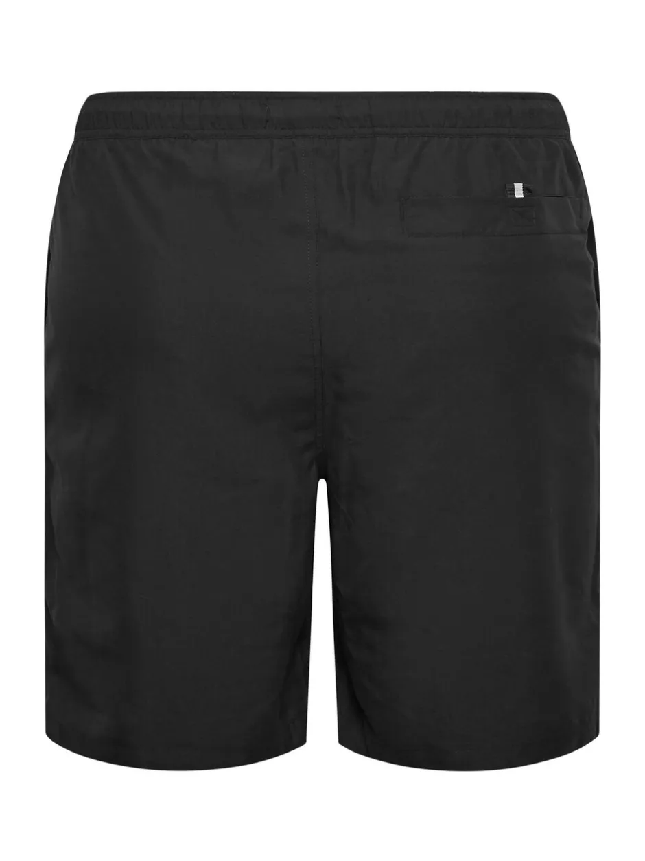 Badkleding*BadRhino Big & Tall - effen zwemshorts Zwart