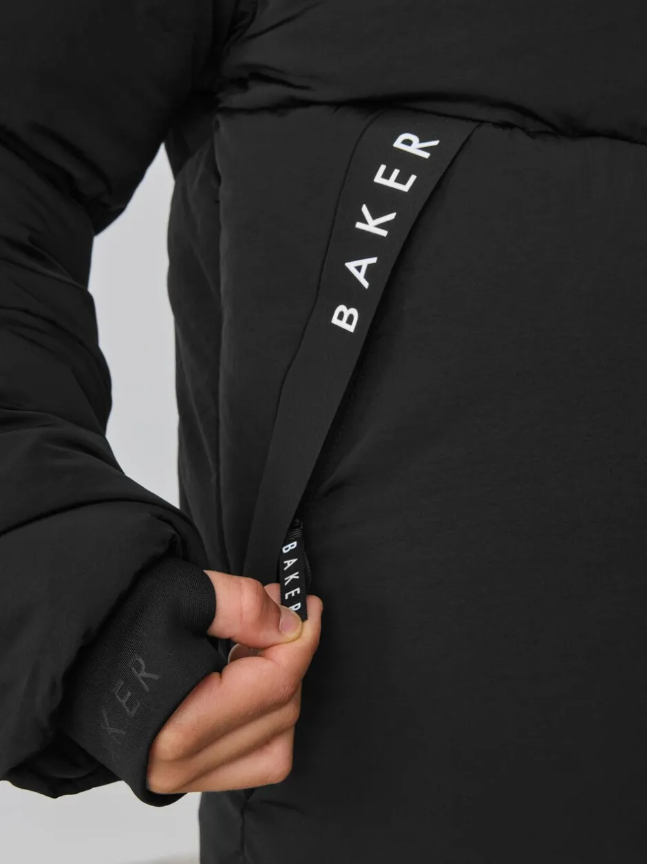 Schoolkleding|Jassen En Jacks|Baker by Ted Baker - Regenbestendig Gevoerd jack Zwart