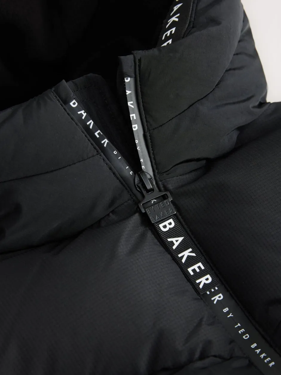 Schoolkleding|Jassen En Jacks|Baker by Ted Baker - Regenbestendig Gevoerd jack Zwart