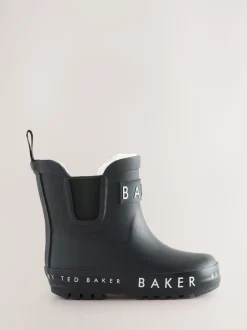 Laarzen*Baker by Ted Baker - - gevoerde regenlaarzen van imitatiebont voor jongens Zwart