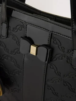 Tassen|Schoolkleding*Baker by Ted Baker - Embossed PU Tote Bag Zwart