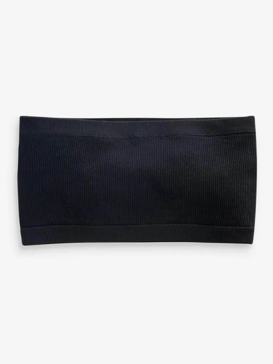 Alle Ondergoed|Next - Bandeau crop tops (7-16jr) Zwart