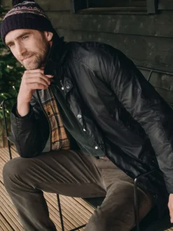 Jassen En Jacks*Barbour - ® Ashby gewaxt jack Zwart