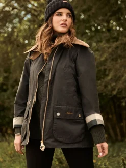 Mutsen, Handschoenen En Sjaals|Barbour Zwart - ® Saltburn beanie-muts met pompon