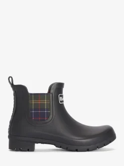 Laarzen|Barbour - ® Tartan Check Kingham Chelsea Wellington Boots Zwart