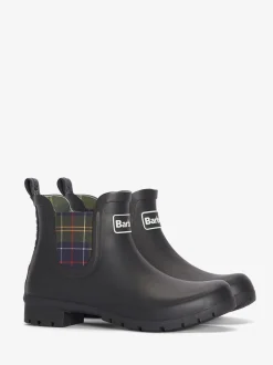 Laarzen|Barbour - ® Tartan Check Kingham Chelsea Wellington Boots Zwart