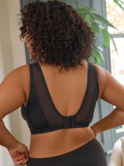 Beha's*Next - B-H beha met totale ondersteuning zonder beugel en ultiem comfort Zwart
