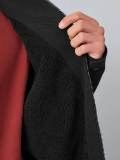 Sweaters En Hoody´S|Sweaters En Hoody´S|Next - Borg overshirt met fleecevoering Zwart