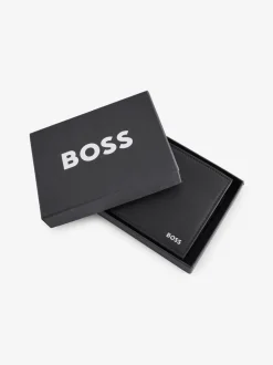 Portemonnees*BOSS - Randy Signature Logo Gevouwen Portemonnee Zwart