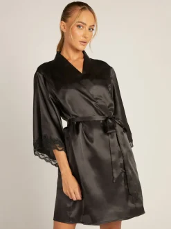 Badjassen|Boux Avenue - Amelia badjas Zwart