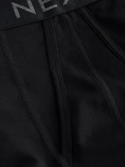 Ondergoed|Ondergoed*Next Zwart - Boxershorts van katoenrijk materiaal met A-voorkant