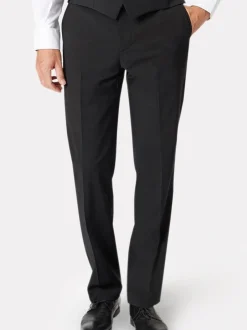 Formele Broek|Brook Taverner Zwart - Avalino Fit Trousers