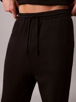 Joggingbroeken*Calvin Klein - Cotton Terry Blend Lounge Joggers Zwart