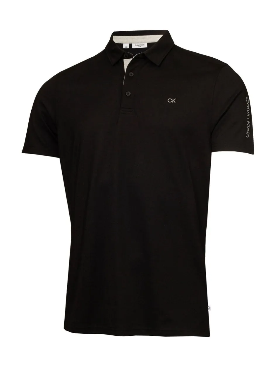 Poloshirts*Calvin Klein Golf Zwart - Uni poloshirt