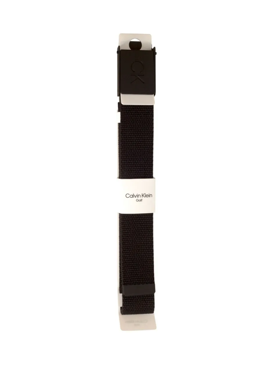 Riemen En Bretels*Calvin Klein Golf - Monogram Buckle Belt Zwart