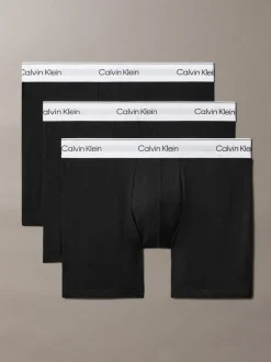 Ondergoed|Ondergoed|Calvin Klein - Icon Cotton Stretch Boxer Briefs 3 Pack Zwart