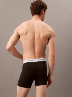 Ondergoed|Ondergoed|Calvin Klein - Icon Cotton Stretch Boxer Briefs 3 Pack Zwart