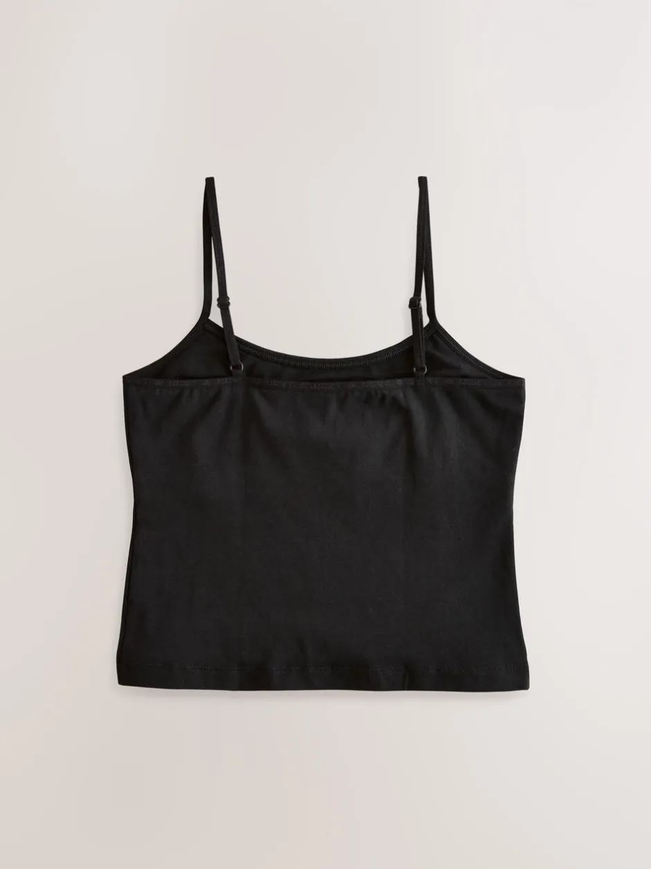 Alle Ondergoed*Next - Cami-vest met Built-in bh (9-16jr) (9-16jr) Zwart