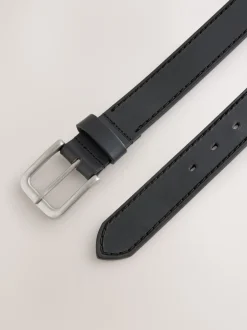 Riemen En Bretels*Next - Casual leren riem Zwart