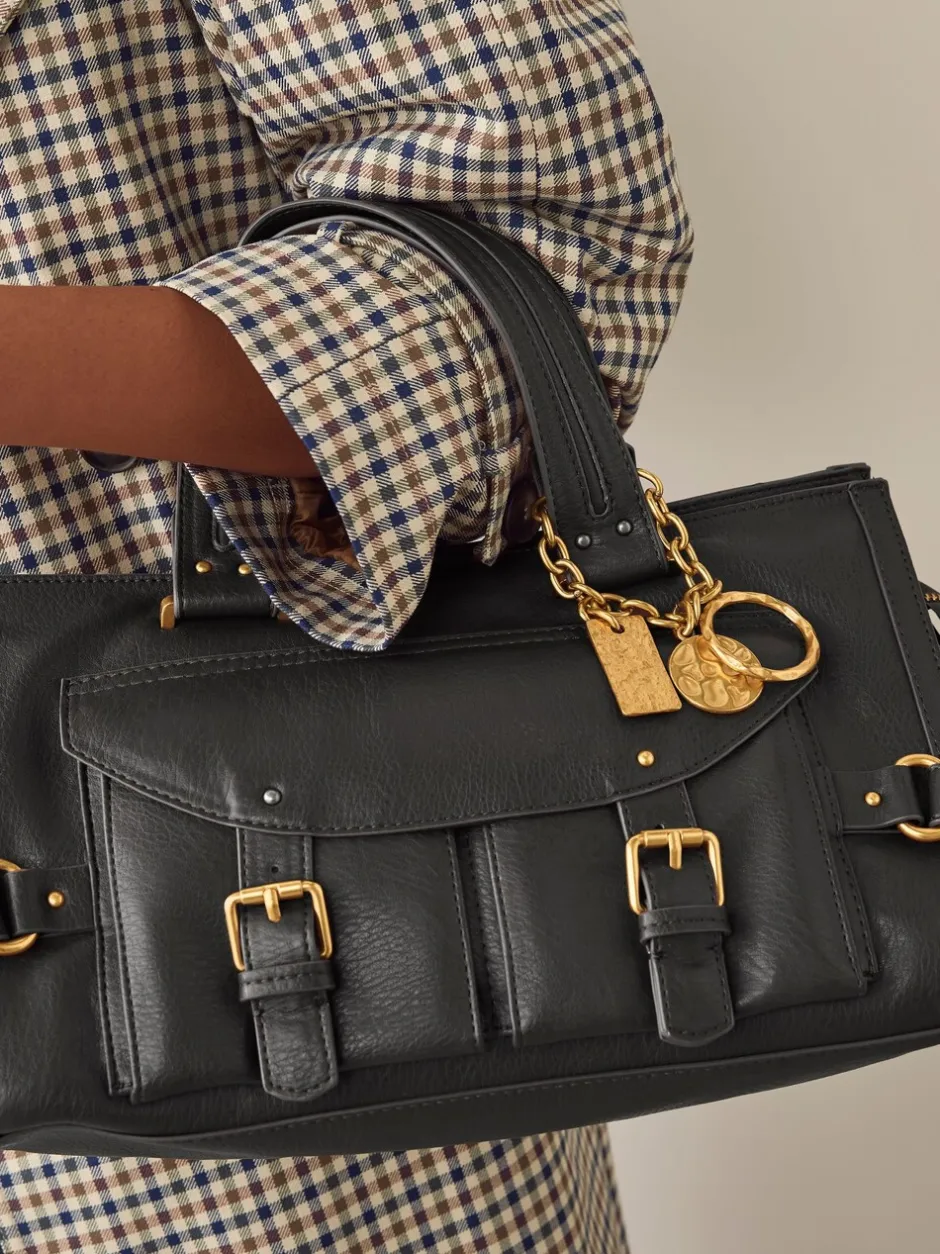 Tassen En Portemonnees|Next - Charm Buckle Hand Held Bag Zwart