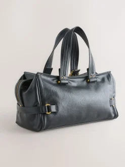 Tassen En Portemonnees|Next - Charm Buckle Hand Held Bag Zwart