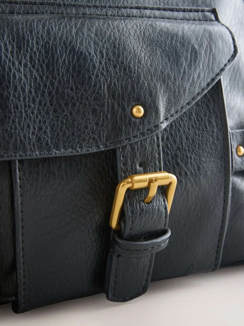 Tassen En Portemonnees|Next - Charm Buckle Hand Held Bag Zwart