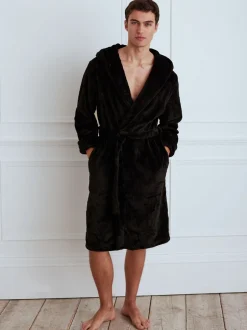 Kamerjassen En Badjassen|Chelsea Peers - - Fleece badjas Zwart