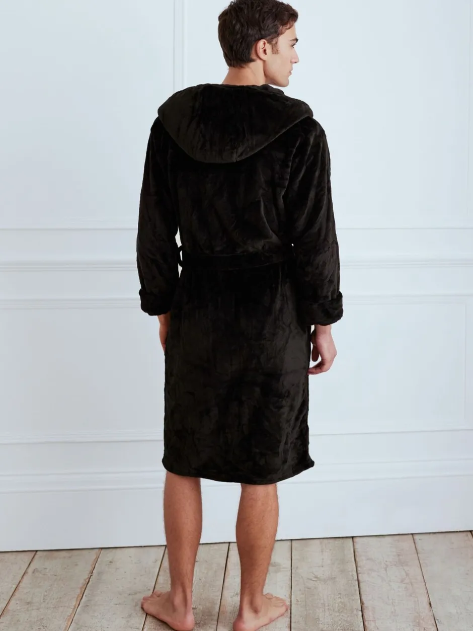 Kamerjassen En Badjassen|Chelsea Peers - - Fleece badjas Zwart